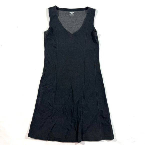 Horny Toad Tank Flexcel Shirt Dress Black Sleeveless - Picture 1 of 6